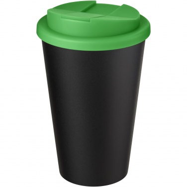 Logotrade liikelahja tuotekuva: Americano® Eco 350 ml kierrätysmuki läikkymättömällä kannella