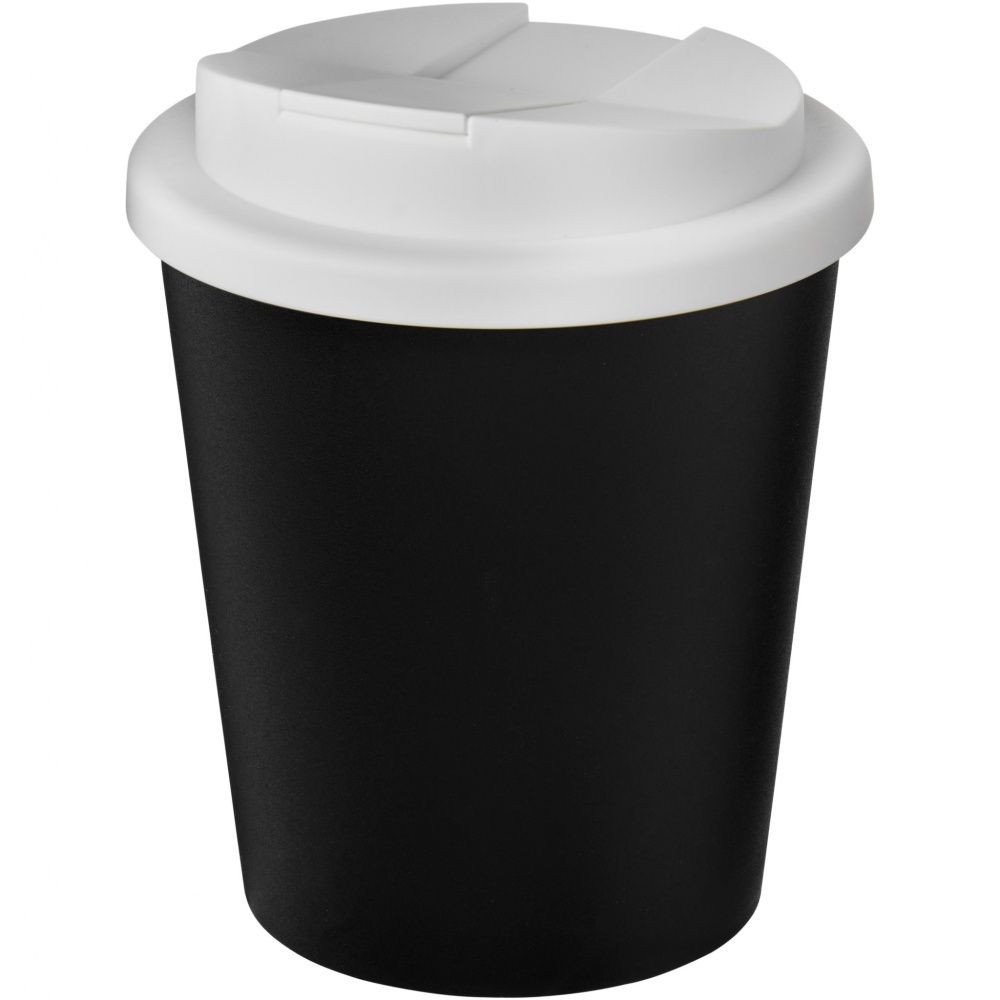 Logotrade liikelahjat mainoslahjat tuotekuva: Americano® Espresso Eco 250 ml kahvimuki kierrätetystä materiaalista. Läikkymätön kansi.
