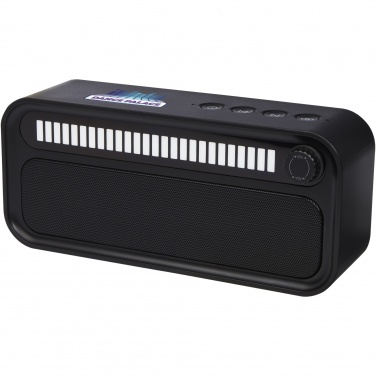 Logo trade mainoslahjat tuotekuva: Music Level 5 W:n Bluetooth®-kaiutin RGB tunnelmavalolla