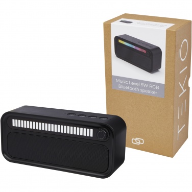 Logotrade mainoslahjat kuva: Music Level 5 W:n Bluetooth®-kaiutin RGB tunnelmavalolla