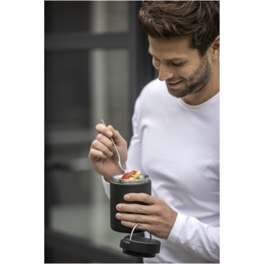 Logotrade mainoslahja tuotekuva: Doveron 500 ml eristetty kierrätetystä ruostumattomasta teräksestä valmistettu lounasrasia