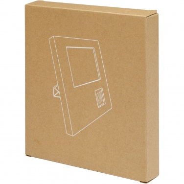 Logo trade liikelahjat mainoslahjat kuva: Sasa bambusta valmistettu valokuvakehys lämpömittarilla