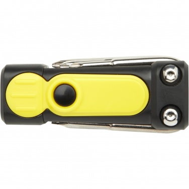 Logotrade liikelahjat mainoslahjat tuotekuva: Octo 8-in-1 RCS-kierrätetystä muovista valmistettu ruuvimeisselisetti taskulampulla