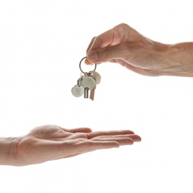 Logotrade mainoslahjat ja liikelahjat tuotekuva: Ilmausavain avaimenperä RCS kierrätettyä sinkkiseosta