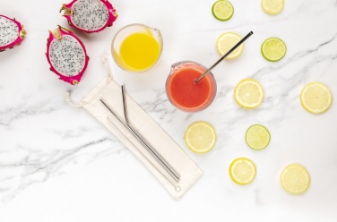 Logotrade mainostuotet kuva: Uudelleenkäytettävä 3-osainen pillisetti