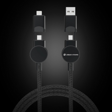 Logotrade liikelahja mainoslahja kuva: Oakland RCS 1.2m 6-in-1 nopean latauksen 45W kaapeli