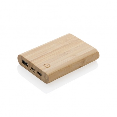 Logotrade liikelahjat kuva: 5000 mAh varavirtalähde bambusta