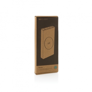 Logo trade liikelahjat mainoslahjat kuva: Terra RCS 18W alumiininen 10000 mAh varavirtalähde 10W