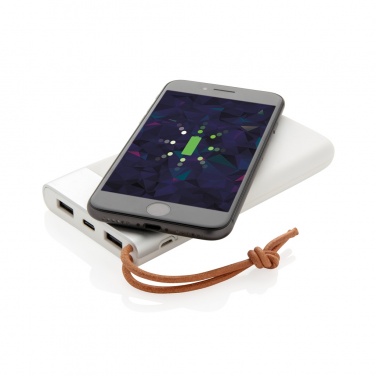 Logotrade liikelahja tuotekuva: Aria 8000 mAh 5 W:n langaton varavirtalähde
