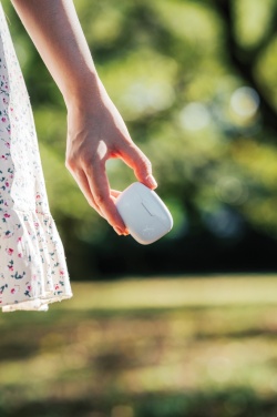 Logotrade mainostuote tuotekuva: RCS Liberty Pro langattomat kuulokkeet kierrät. muovista