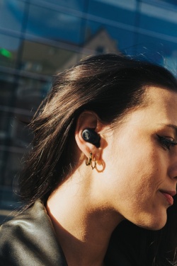 Logotrade mainostuote tuotekuva: Urban Vitamin Palm Springs RCS ENC nappikuulokkeet