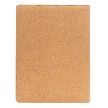 Logo trade mainoslahja kuva: Deluxe korkki portfolio A4 kynällä