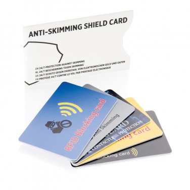 Logotrade mainoslahjat ja liikelahjat tuotekuva: Anti-skimming RFID kortti aktiivisella häirintäsirulla