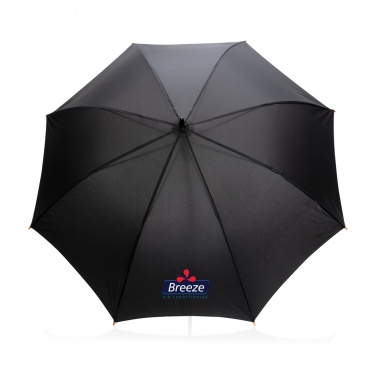 Logotrade mainoslahja ja liikelahja kuva: 23" Impact AWARE™ RPET 190T auto-open bambusateenvarjo