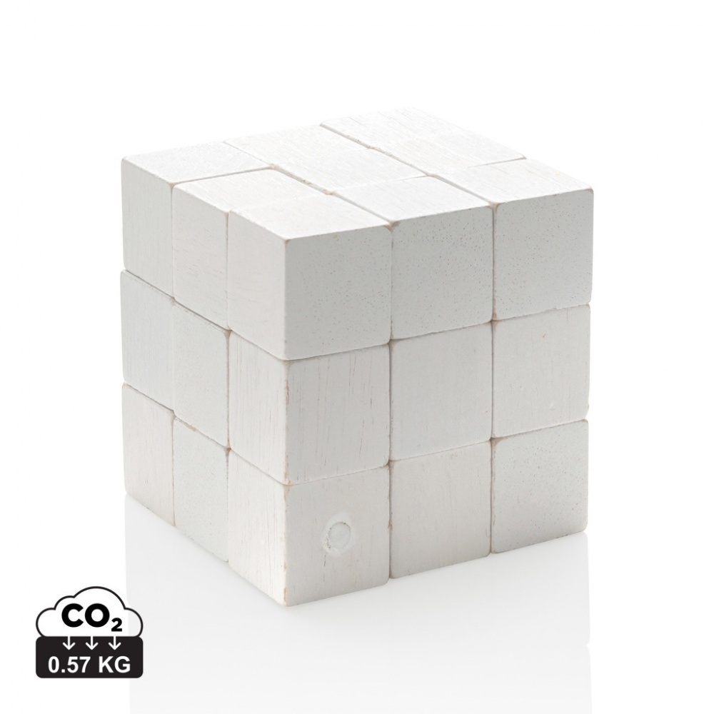 Logotrade mainoslahjat kuva: Puinen älypeli kangaskassissa