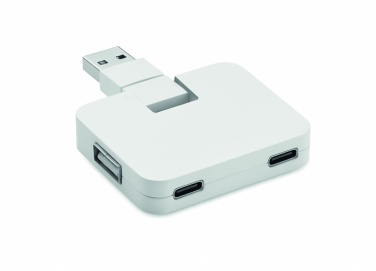 Logotrade mainostuotet kuva: 4-porttinen USB-keskitin
