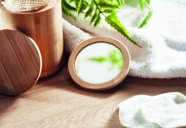 Logo trade mainostuote kuva: Bambu meikkipeili