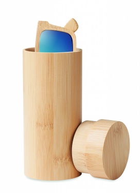 Logotrade mainostuote tuotekuva: Bambu aurinkolasit KEILA