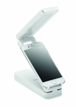 Logo trade liikelahja mainoslahja tuotekuva: Lamppu ja langaton laturi 10W