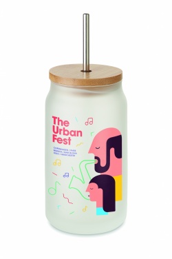 Logotrade mainoslahja ja liikelahja kuva: Lasipurkki 400 ml