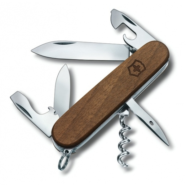 Logotrade mainoslahja tuotekuva: Taskuveitsi Spartan Wood Victorinox