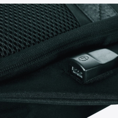 Logo trade mainoslahja kuva: MAREB Schwarzwolf -reppu