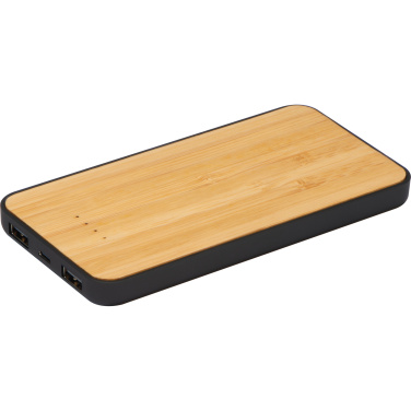 Logotrade mainostuote tuotekuva: Langaton laturi ja virtalähde 8000 mAh MILAN