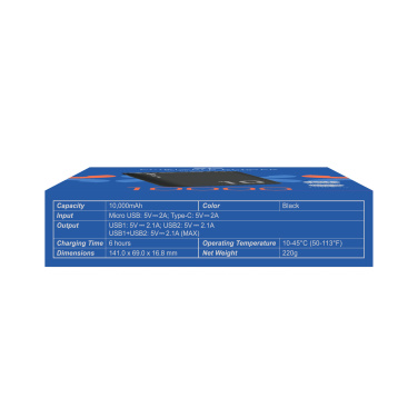 Logo trade mainoslahjat tuotekuva: POWER BANK SILICON POWER GP15 10 000 MAH