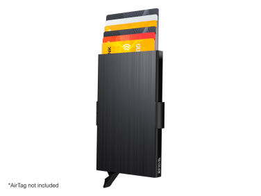 Logo trade mainoslahja ja liikelahja tuotekuva: RFID-luottokorttikotelo, jossa on pidike AirTagille 2163155