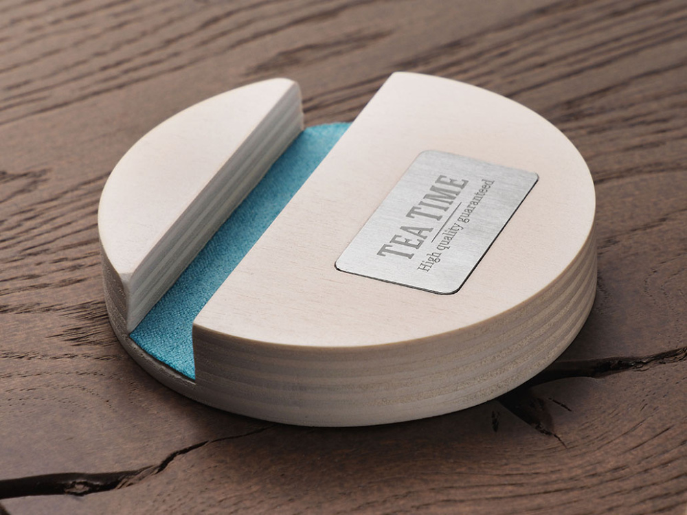 Logotrade mainostuotet kuva: Puinen puhelinteline 1833121