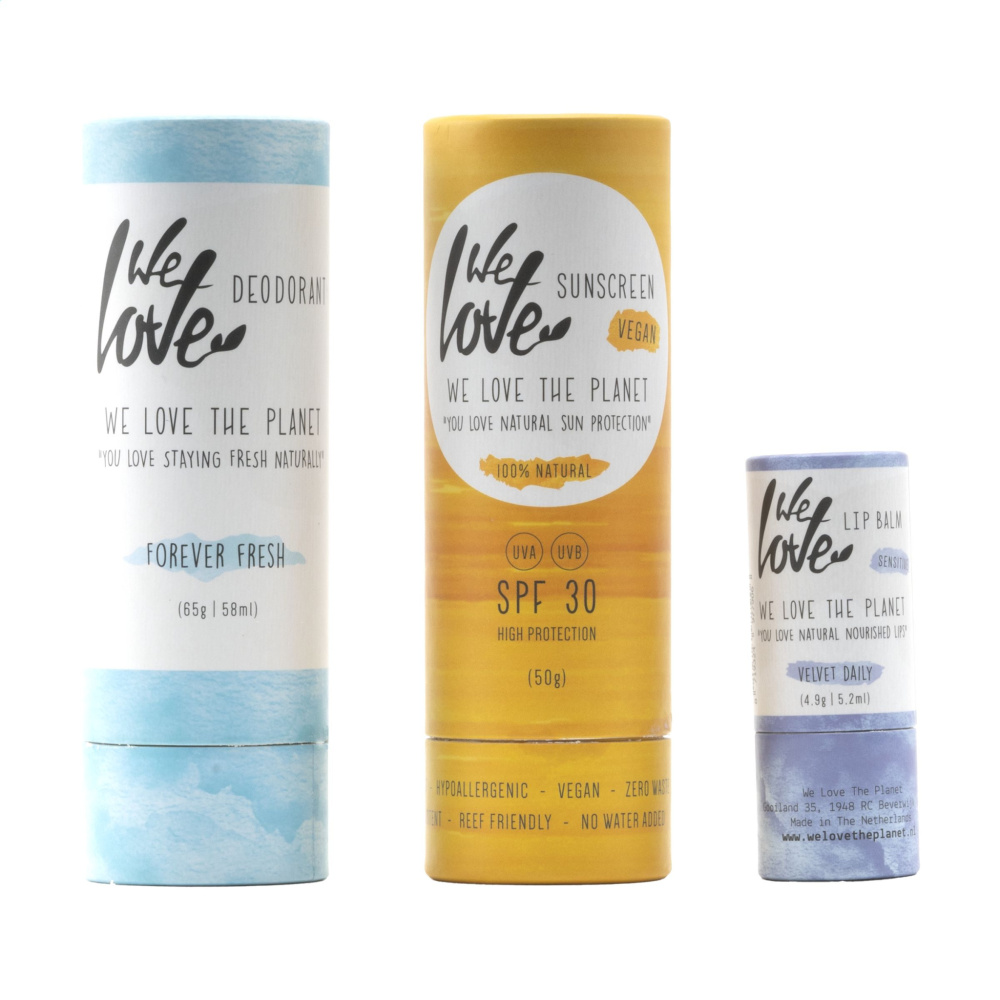 Logotrade liikelahjat mainoslahjat tuotekuva: Rakastamme The Planet -lahjapakettien hoitoa