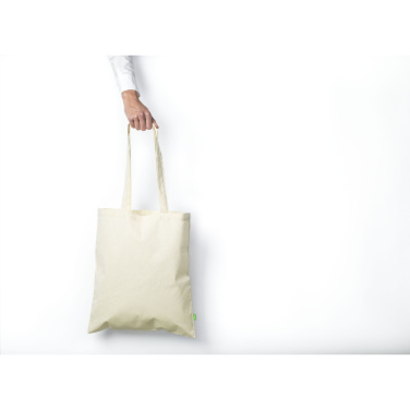 Logotrade mainoslahjat kuva: Luomupuuvillainen GOTS Shopper (140 g/m²) pussi