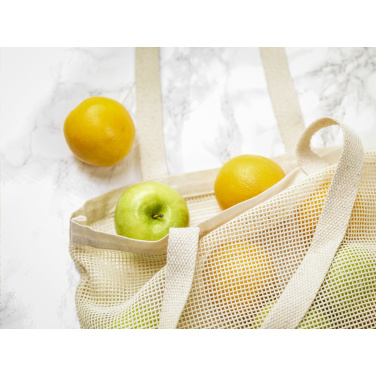 Logotrade mainoslahja ja liikelahja kuva: Natura Organic Mesh Shopper (180 g/m²) ostoskassi
