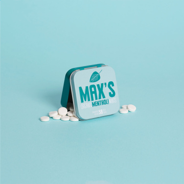 Logo trade mainoslahja ja liikelahja tuotekuva: Max's Mints Organic Menthol Mints