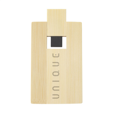 Logo trade mainoslahjat ja liikelahjat kuva: Luottokortti USB Bamboo 64GB