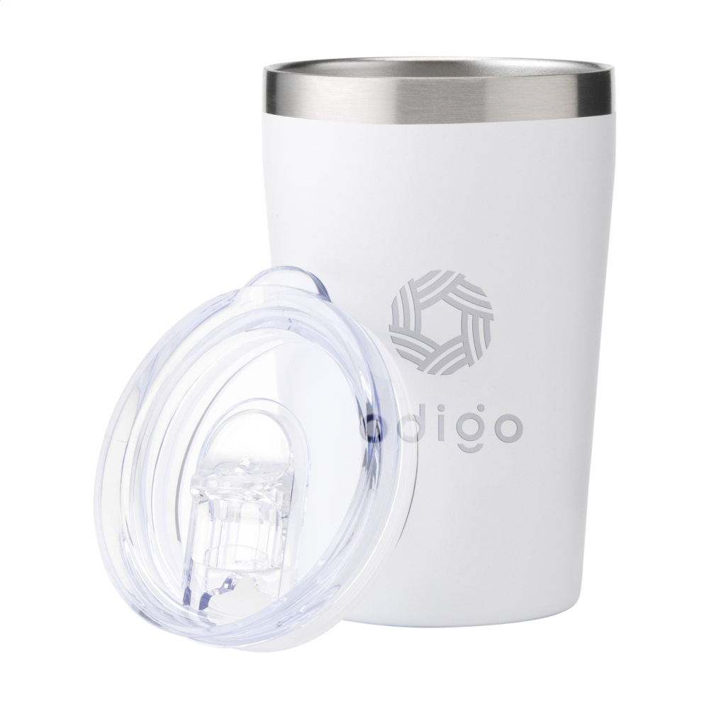 Logo trade mainoslahja kuva: Re-Steel RCS kierrätetty kahvimuki 380 ml lämpökuppi