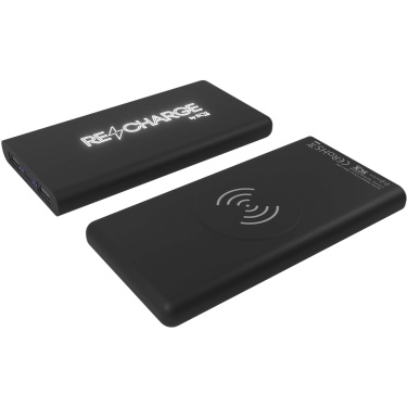 Logo trade liikelahja mainoslahja tuotekuva: SCX.design P40 10 000 mAh:n valaistuva langaton varavirtalähde