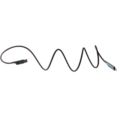 Logotrade mainoslahja ja liikelahja kuva: SCX.design C52 100 W:n rPET-muovista valmistettu magneettinen ultranopea 4-in-1-latauskaapeli 