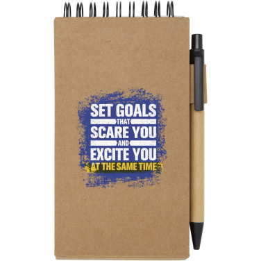 Logo trade liikelahja kuva: Flipper tarralappulehtiö kuulakärkikynällä