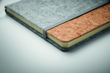 Logo trade liikelahjat mainoslahjat kuva: A5 RPET korkkimuistikirja