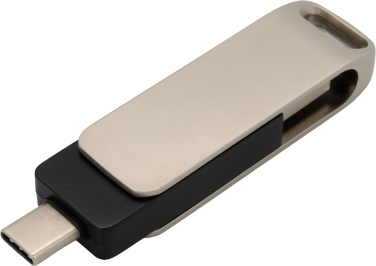 Logo trade mainoslahja kuva: Metallinen USB-tikku