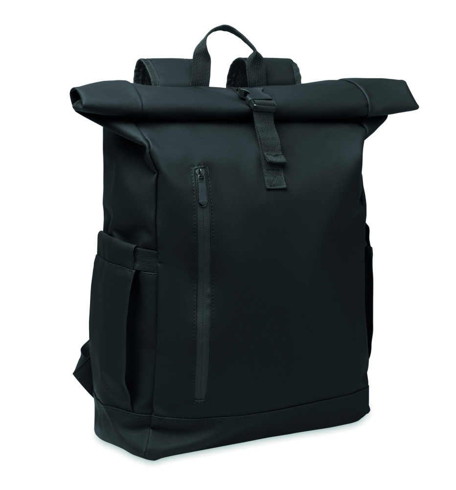 Logo trade mainostuotet tuotekuva: Rolltop tietokonereppu 600D