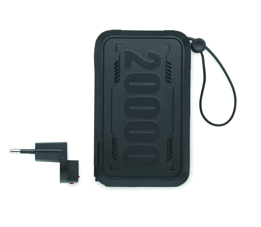 Logotrade mainoslahja ja liikelahja kuva: Varavirtalähde 20000 mAh ABS
