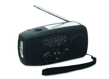 Logo trade mainostuote kuva: Radio LED-taskulampulla