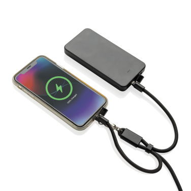 Logo trade mainoslahjat ja liikelahjat kuva: LoopAmp RCS RPET - puhelinrannehihna 60 W:n kaapelilla