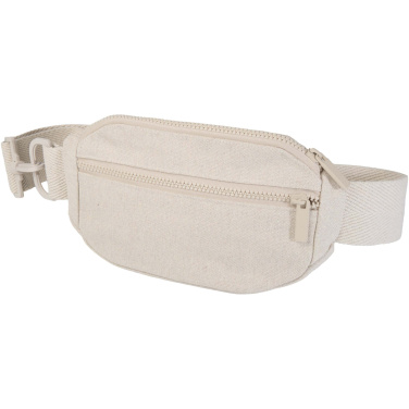 Logo trade mainoslahja kuva: Crescent 500 g/m²:n Aware™ kierrätetty crossbody-laukku