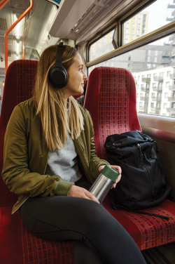 Logo trade liikelahjat tuotekuva: Musta+Blum-eristetty matkamuki ruostumatonta terästä