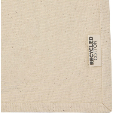 Logotrade mainostuote tuotekuva: Odessa 220 g/m²:n GRS-kierrätetystä puuvillasta valmistettu minikassi vahvikkeilla 9 litraa