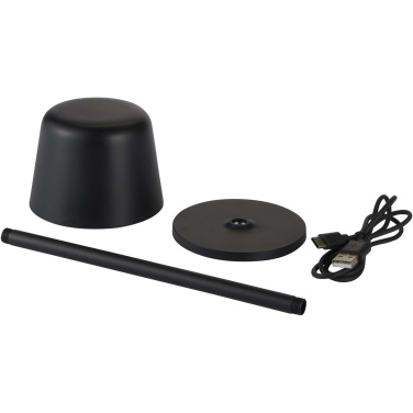 Logo trade mainoslahja ja liikelahja tuotekuva: Alya ladattava himmennettävä pöytävalaisin, jossa on 3 valotilaa