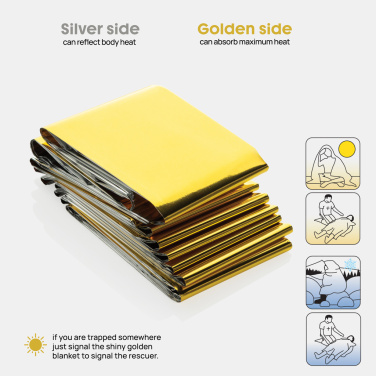 Logotrade mainostuotet kuva: Solra hätäpeite RCS-kierrätetystä RPET-pussissa